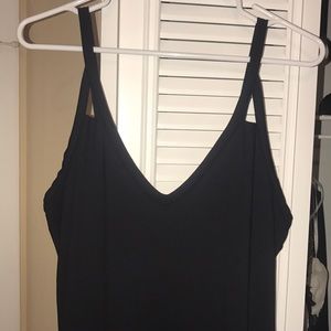 Fitted black dress